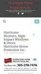 Mobile Screenshot of hurricaneimpactwindowsmiami.com
